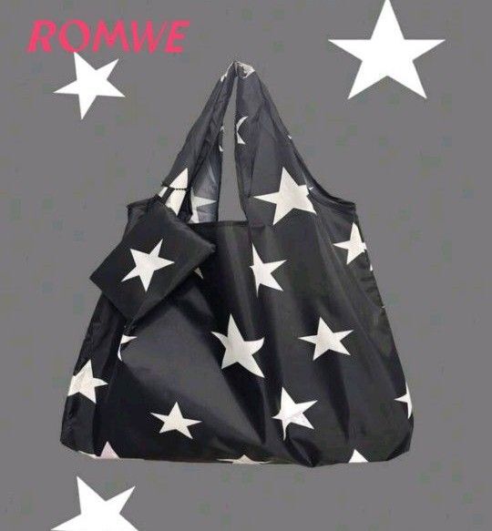 ROMWE 星柄 トート・エコバッグ新品未使用