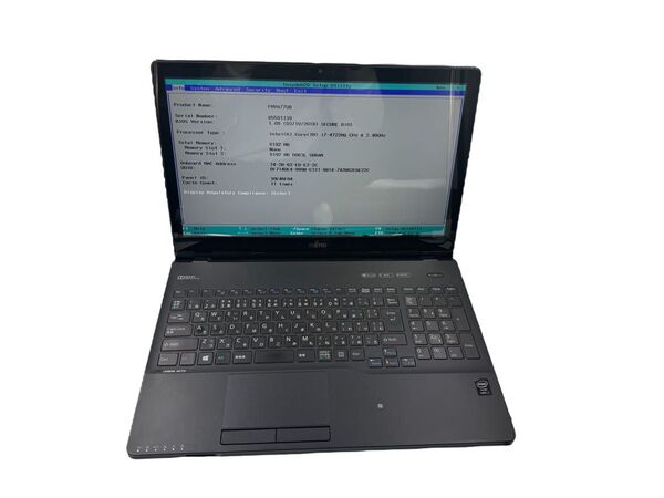 富士通ノートPC★ジャンク★corei7★LIFEBOOK AH77/U★メモリ8GB