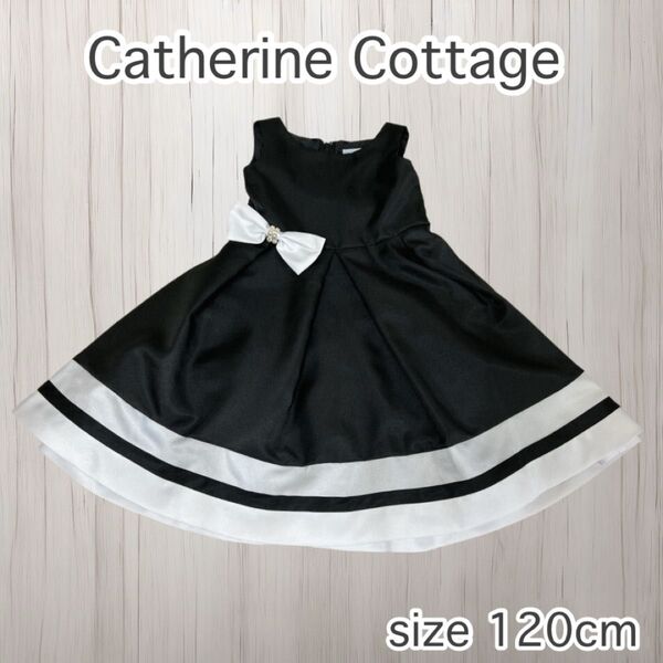 Catherine Cottage キャサリンコテージ 発表会 フォーマル ドレス ノースリーブ ブラック 衣装 ワンピース