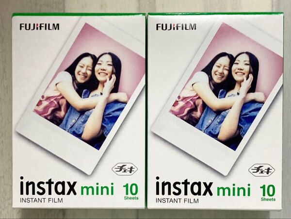 富士フイルム チェキ用フィルム instax mini 計2点