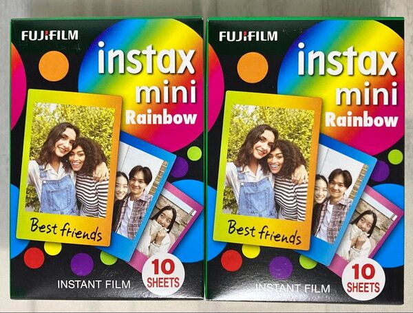 富士フイルム チェキ用フィルム instax mini 計2点