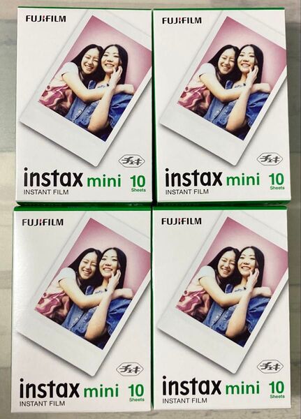 富士フイルム チェキ用フィルム instax mini 計4点