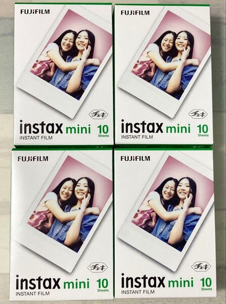 富士フイルム チェキ用フィルム instax mini 計4点