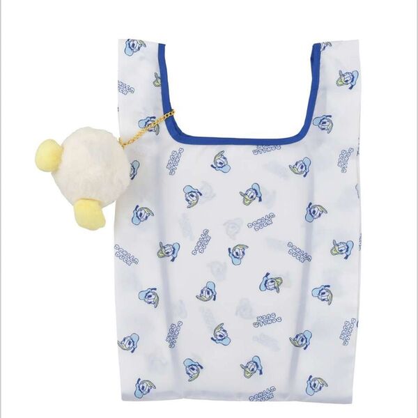 ドナルド ショッピングバッグ・エコバッグ ポーチ入り DONALD MOKOMOKO BIRTHDAY ディズニーストア
