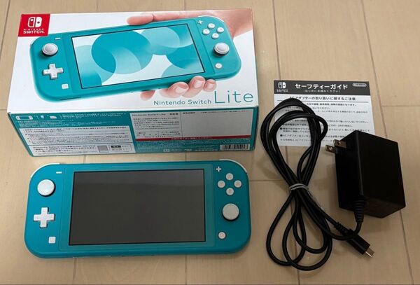Nintendo Switch Lite ターコイズ スイッチライト本体 64GBメモリーカード付き