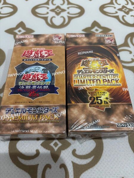 【新品・未開封シュリンク付き】遊戯王 QUARTER CENTURY LIMITED PACK 25th 決闘者伝説 女剣士カナン