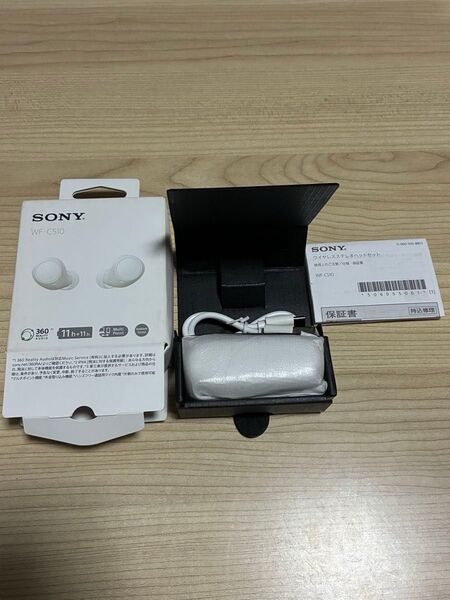 SONY ワイヤレスイヤホン WF-C510 ホワイト