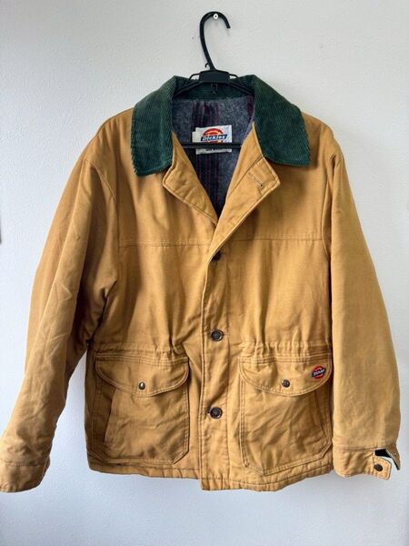 Dickies ディッキーズ カバーオール USA製 推定80s〜90s ビンテージ 裏地ブランケット サイズL