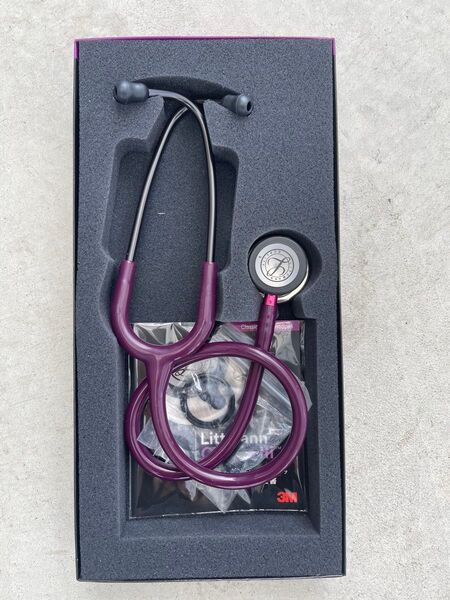 3M Littmann Classic III エディション プラム ピンクステム ミラーエディション