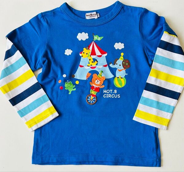 半袖Tシャツ 長袖 Tシャツ ミキハウス ホットビスケッツ 110