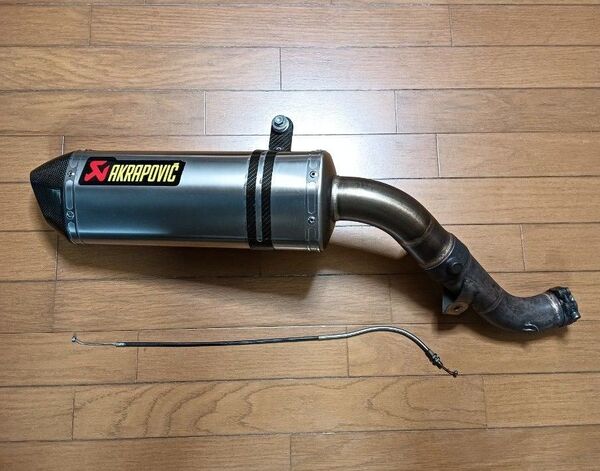 VFR1200F アクラポビッチ スリップオンマフラー チタン カーボン