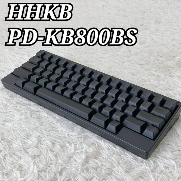 PFU PD-KB800BS USB Bluetooth 静電容量無接点方式 英語配列 墨 HYBRID Type-S