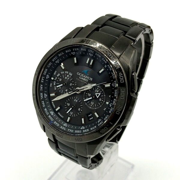 CASIO OCEANUS OCW-T600 カシオ オシアナス クロノグラフ デイト ブラック クロノグラフ