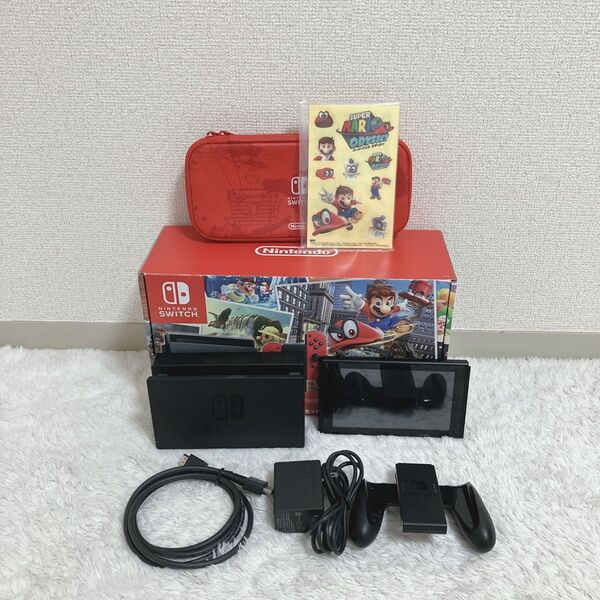 2017年製 Nintendo Switch ニンテンドースイッチ スーパーマリオオデッセイセット 任天堂 HAC-001 旧型