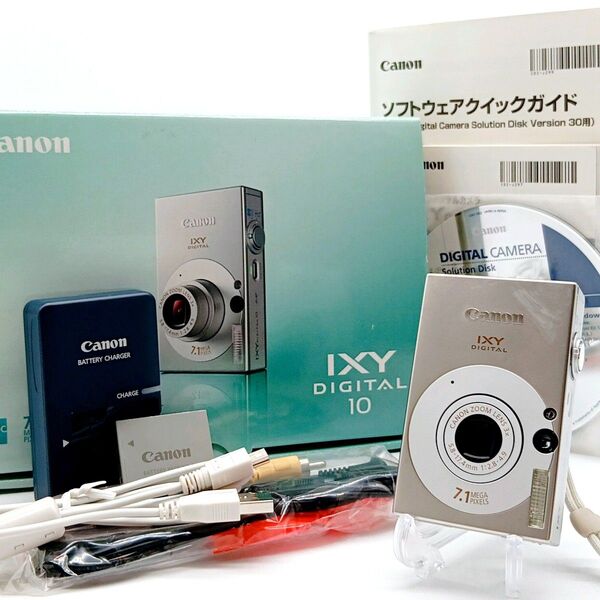 【極美品】Canon IXY DIGITAL 10 シルバー PC1226 デジタルカメラ キャノン キヤノン イクシー