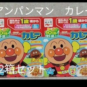 アンパンマンカレー 2箱セット ポークあまくち 1歳頃から 温め無くても美味しい