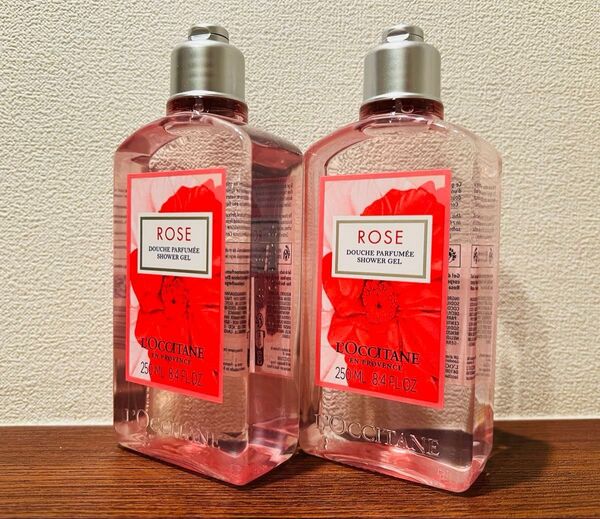 ロクシタン ローズ シャワージェル 250ml x 2個
