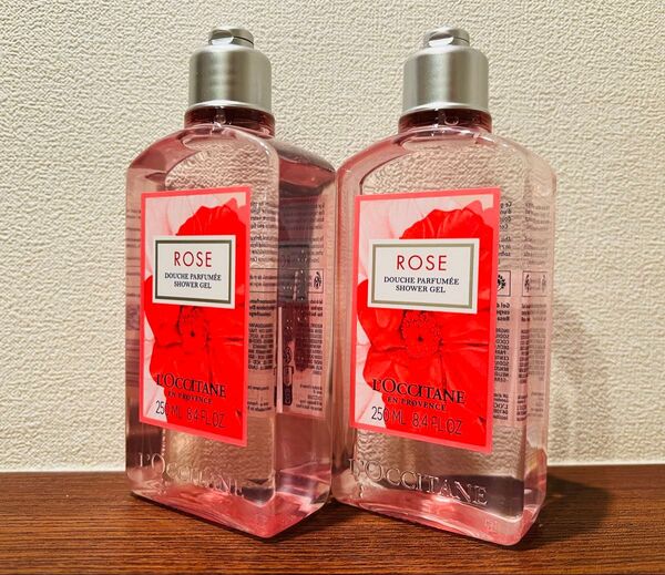 ロクシタン ローズ シャワージェル 250ml x 2個