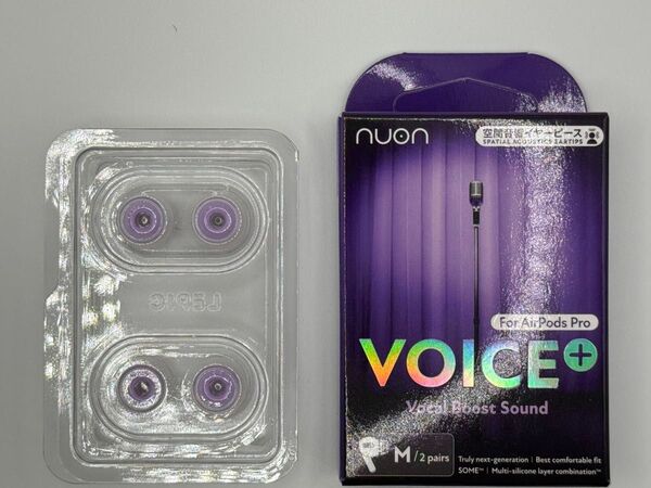 (開封済品) nuon voice+ for AirPods Pro Mサイズ Lepic イヤーピース
