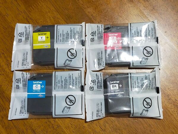 ブラザー 純正 LC110-4PK(全4色組)