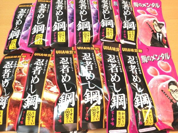 UHA味覚糖 忍者めし 鋼 3種×4袋 12袋セット