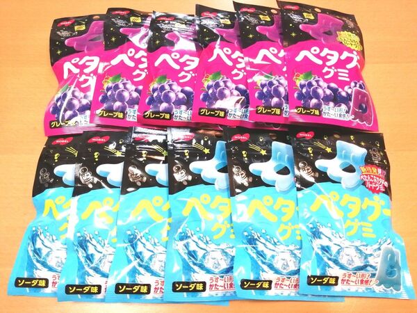 ノーベル ペタグーグミ 2種×6袋 12袋セット ①