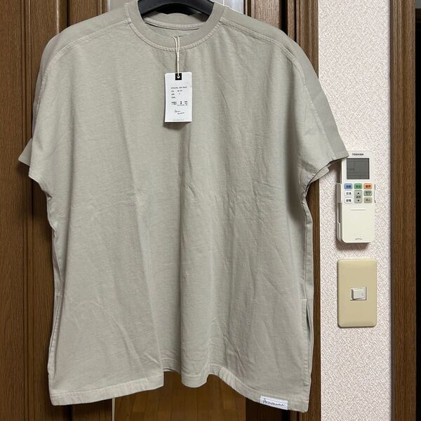Arino mama リブライン ドルマンTシャツ