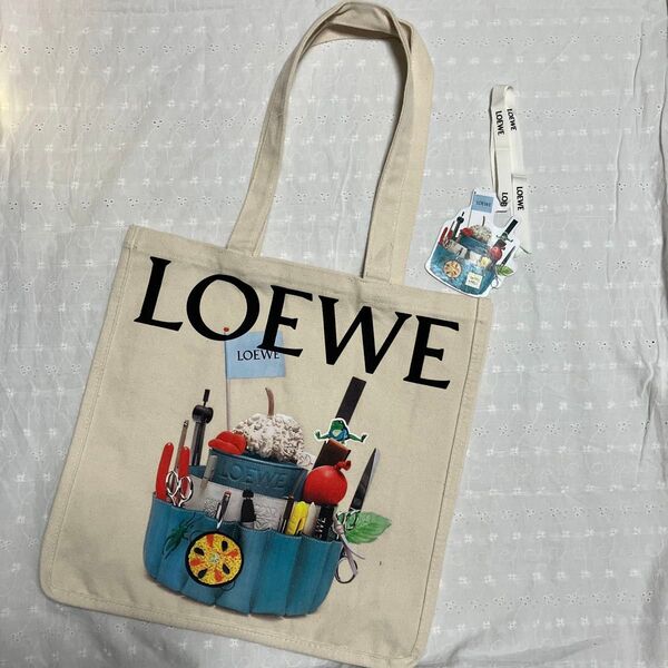 非売品 LOEWE ロエベ キャンパストートバッグ 未使用 ノベルティ クラフテッドワールド展