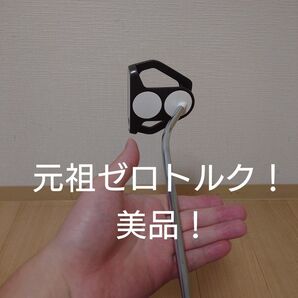 美品 元祖ゼロトルクバックストライク2ボール パター 2ball オデッセイ Odyssey