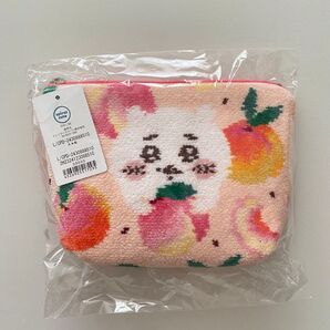 【新品】フェイラー ちいかわ ★FEILER ちいかわピーチドットポーチ 243088 ★ ちいかわ ポーチ大 ピーチドット