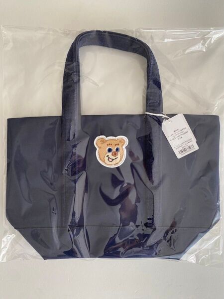 【新品】ラブラリーバイフェイラー オールドテディ ワッペントートバッグ ネイビー フェイラー トートバッグ 紺
