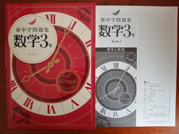 【2024年度最新版】 新品 新中学問題集 数学(標準)中3【解答付】