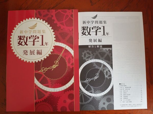 【最新版】 新品 新中学問題集 数学(発展)中1【解答付】