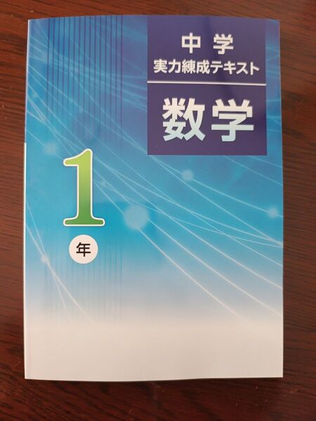 【最新版】 新品 実力練成テキスト 数学 中1 解答付【他教科・他学年有り】