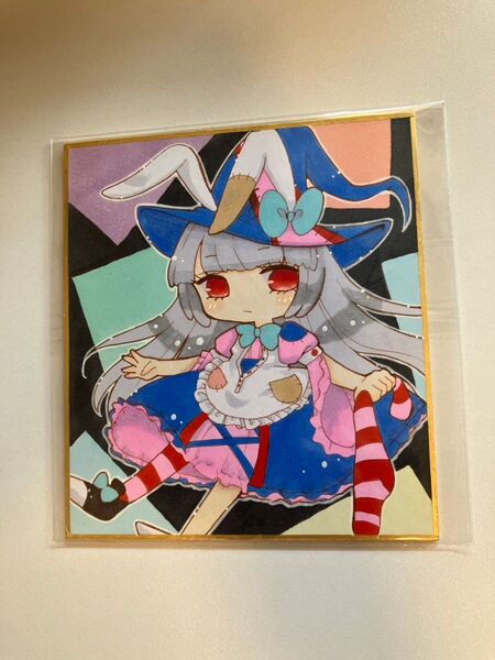 手描きイラスト 色紙小11