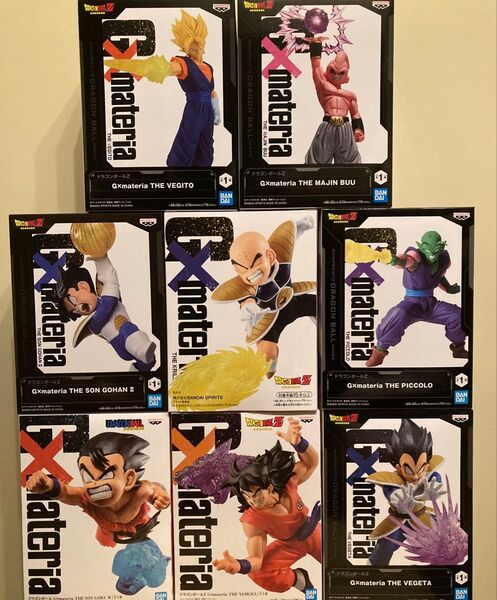 ドラゴンボールZ G×materia 孫悟空 ヤムチャ ベジータ 孫悟飯 クリリン ピッコロ ベジット ブウ 計8体