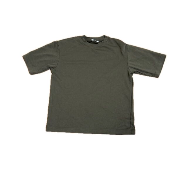 ユニクロ エアリズムコットンオーバーサイズTシャツ5分袖