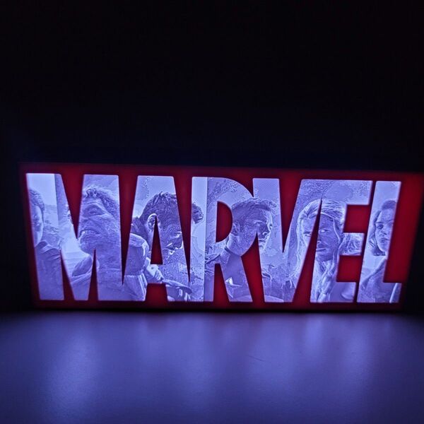 【MARVEL】ロゴ ライトアップ サイン(アベンジャーズver.2)