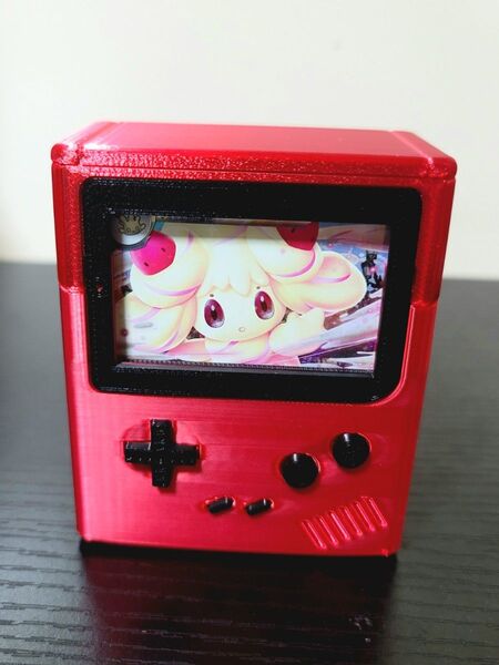 【ポケモンカード収納】ゲームボーイ風カードケース|約60枚収納可|3Dプリント・送料無料
