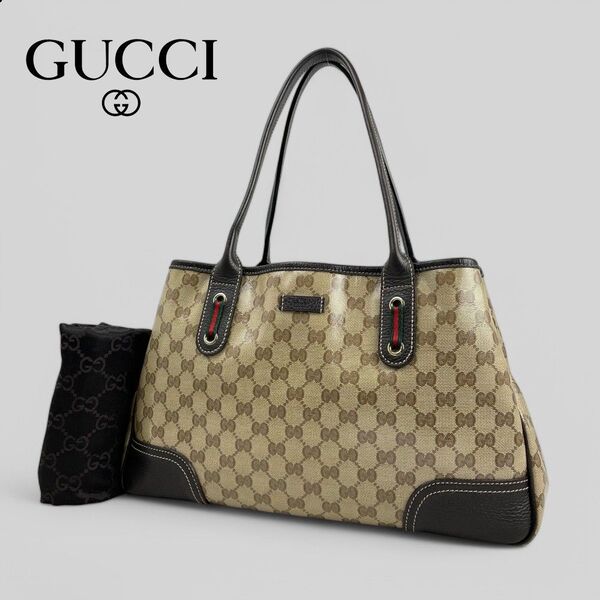 ■GUCCI グッチ■ GGクリスタル シェリーライン トートバッグ 肩掛け