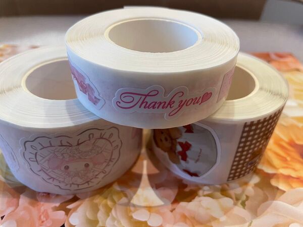 aromantic様 ロールシール 中古3点セット