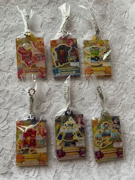 アイカツ だれでもアイドル活動アクリルチャーム 6個セット