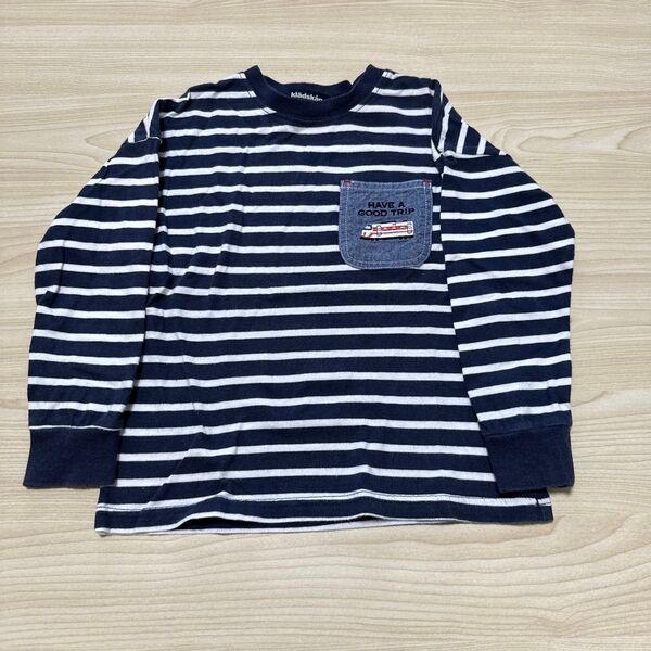 ボーダー 長袖Tシャツ ロンT