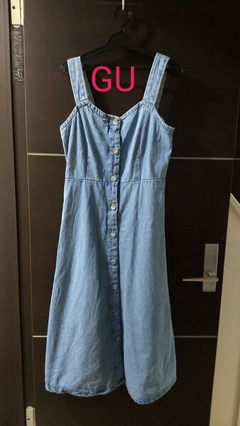 デニムワンピース ブルー 春夏