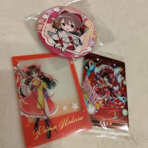 東方 クリアカード ウエハース ラッキー 缶バッジ Box くじ 霊夢