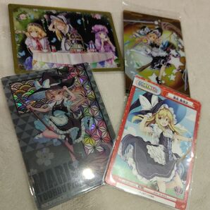東方LostWordカードウエハース 霧雨魔理沙 リバース クリアカード