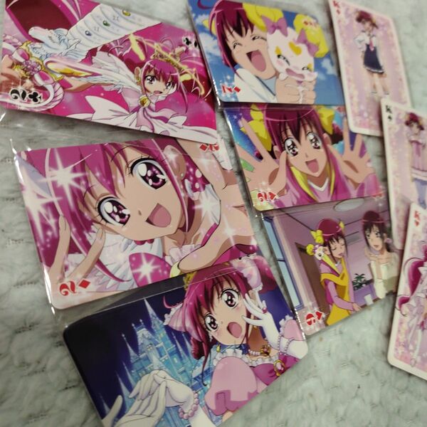 9枚 スマイルプリキュア キュアハッピー カード トランプ 星空みゆき