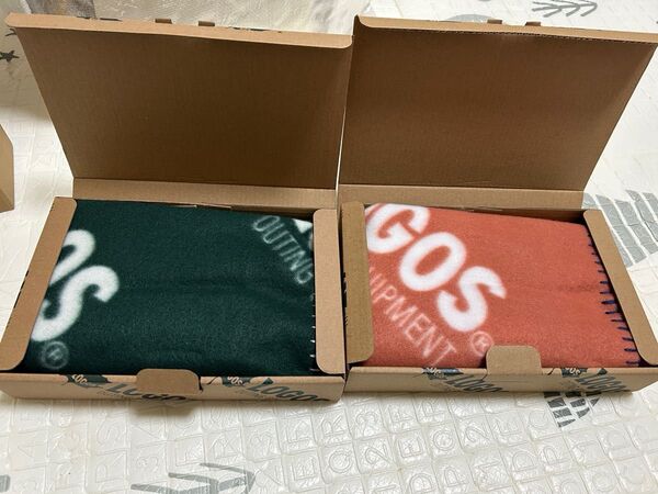 ロゴス 2枚セット LOGOS ブランケット 膝掛け ふんわり