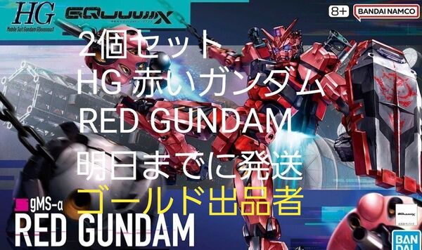 HG 赤いガンダム RED GUNDAM 2個セット