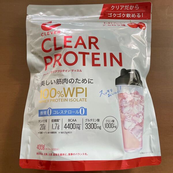 クレバー クリアプロテイン アセロラ 400g プロテイン